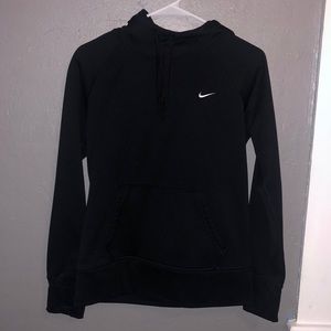 Black Nike therma-fit hooded sweatshirt. Size Medium.